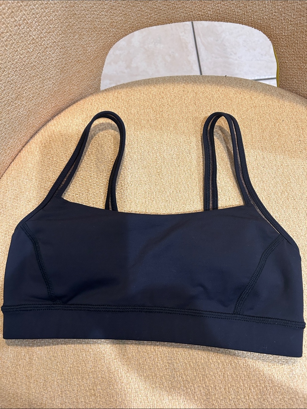 lululemon athletica Black Double-Strap Sports Bra